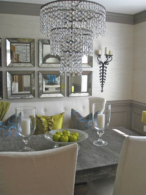 Pretty spring dining room decorating ideas court gray walls. Pin by Jennifer Cooper on Thing that make me smile | Grey ...
