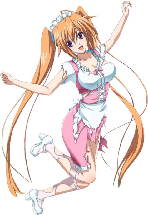 An Anime Character With Long Blonde Hair And Pink Dress Holding Her Arms Out In The Air