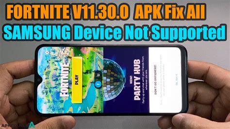 Apk fortnite installer for android app is licensed as freeware for this operating system. FORTNITE APK V11.30.0 Install Any SAMSUNG Fix "Device Not ...