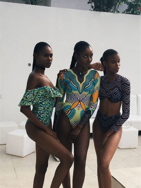Just Right For The Season Exclusive Look Andrea Iyamah Presents Ss17 Swimwear Collection In