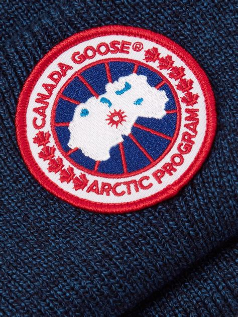 Some of them are transparent (.png). Navy Logo-Appliquéd Merino Wool Beanie | Canada Goose | MR ...