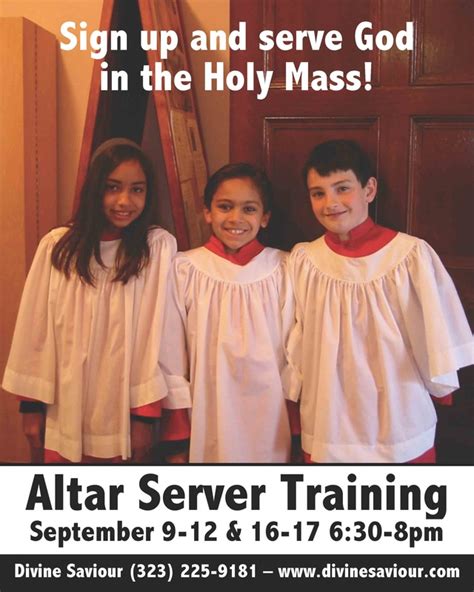 Altar Servers Roman Catholic Twin Parishes Of Divine Saviour And Saint