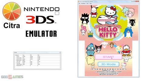 Citra DS Emulator Travel Adventures With Hello Kitty Gameplay With