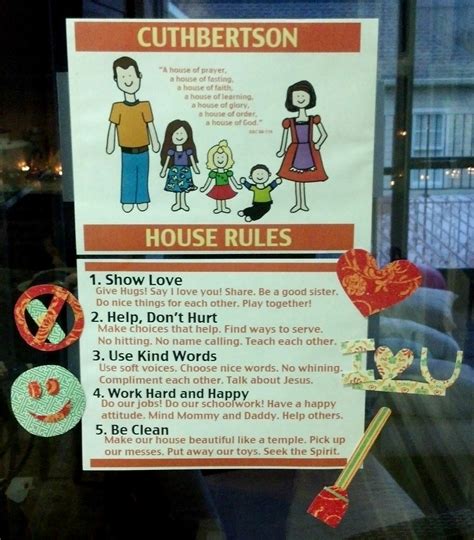Supernanny House Rules