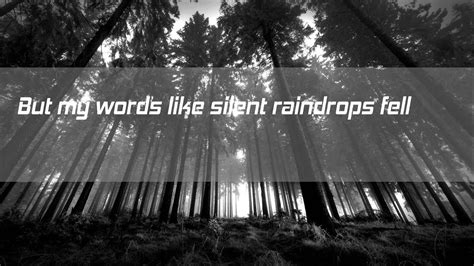 Disturbed The Sound Of Silence Lyrics Youtube