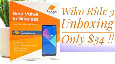 Wiko Ride 3 Unboxing And Hands On Boost Mobile Youtube