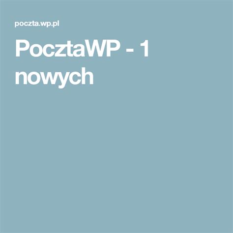 77369 likes · 23 talking about this. PocztaWP - 1 nowych (With images) | Wzory