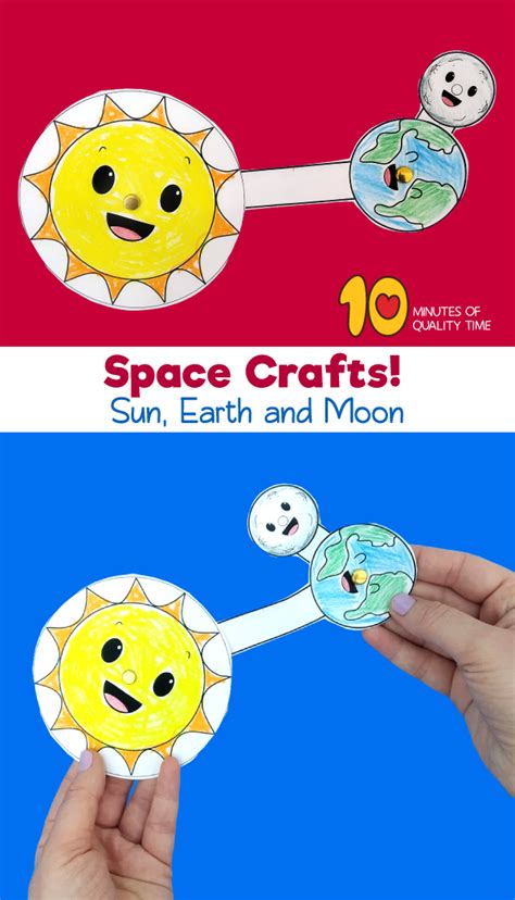 Sun Earth And Moon Craft Moon Crafts Sun And Earth Moon Activities