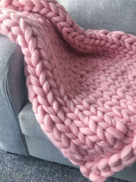Giant Knit Blanket Off The Wool