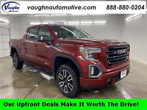2022 Gmc Sierra 1500 Limited At4 3 Miles Cayenne Red Tintcoat 4d Crew