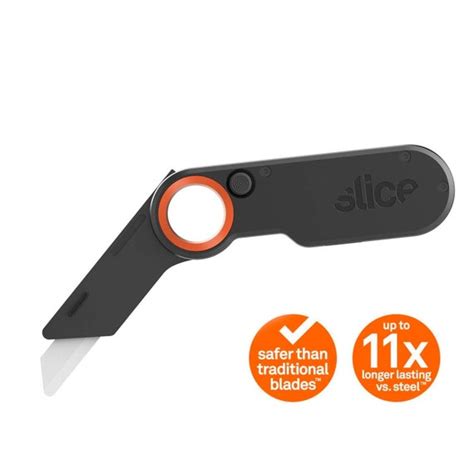Slice Folding Utility Knife Ceramic Blade Box Cutter Safe Etsy
