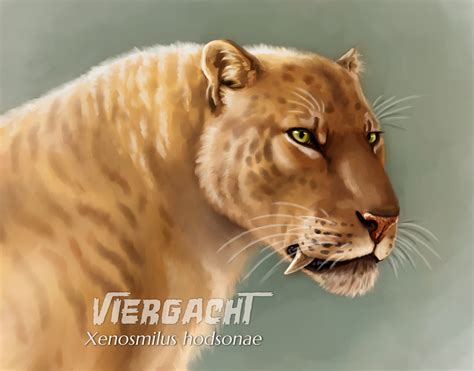 Prehistoric And Extinct Felines On All Big Cat Artists Deviantart