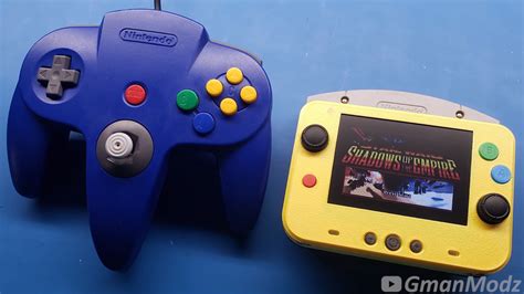 This Modded Nintendo 64 Handheld Console Is The Size Of A