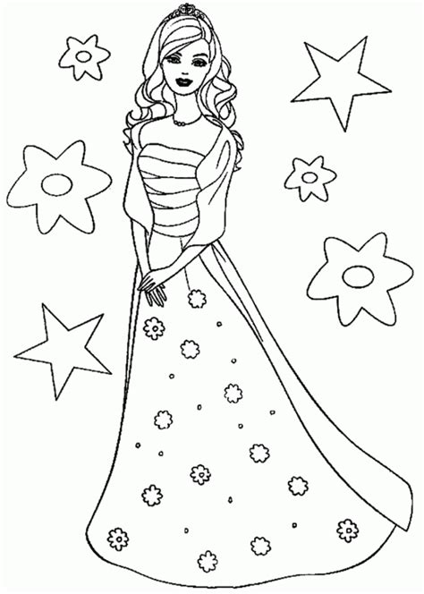Dibujos De Barbie Para Imprimir Y Colorear Para Niñas - Imágenes de