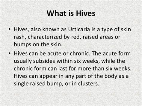 How To Get Rid Of Hives Fast Naturally
