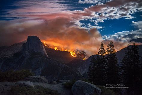 Yosemite Fire 2014 The Fire Started Some Time Ago Due To L Flickr