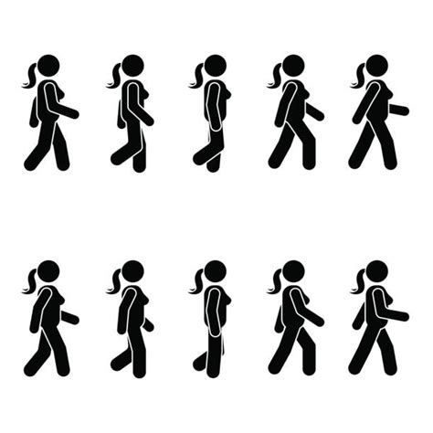 Women Power Walking Illustrations Royalty Free Vector Graphics And Clip