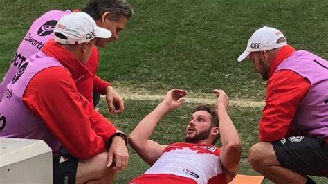 Alex Johnson Tears Acl Against Melbourne Video Sydney Swans How Many