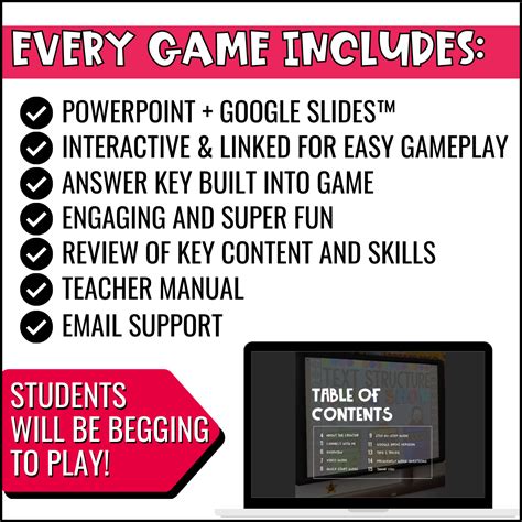 Ela Game Show All Access Bundle 22 Reading Review Games For Test Prep