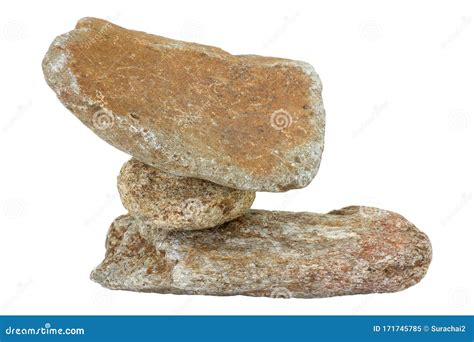 Pile Of Stones Isolated On White Background Stock Image Image Of Isolated Contemplation