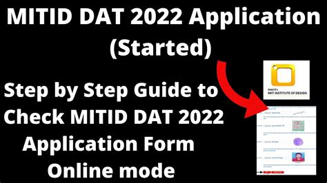 Mitid Dat 2022 Application Started How To Fill Mitid Dat 2022