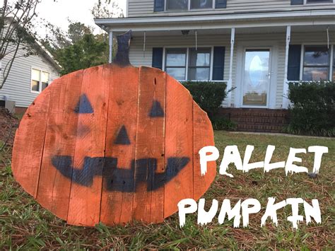 Diy Pallet Pumpkin Pallet Pumpkin Halloween Pumpkin Diy Pallet
