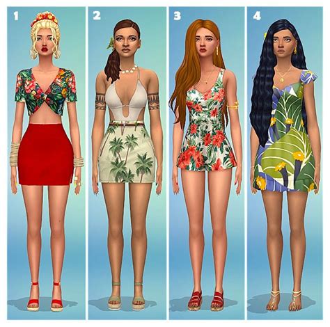 Mmfinds Sims 4 Clothing Sims 4 Clothes For Women
