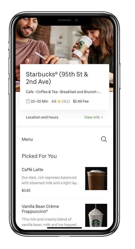In addition to merging its uber eats app directly into its main app, uber is also doubling down on its food delivery business. Starbucks Announces Uber Eats Delivery App | POPSUGAR Food ...