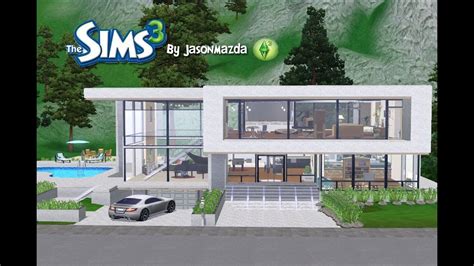 Adding roofs will surely make your house look cozy, but how to roof a house that has diagonal walls? The Sims 3 House Designs - Modern Unity - YouTube