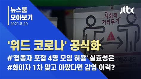 뉴스룸 모아보기 위드 코로나 검토 가능성 시사거리두기 완화는 신중 JTBC News YouTube