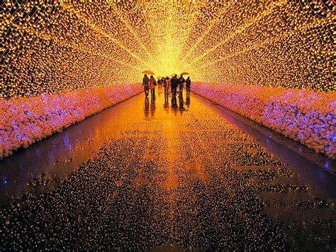 Tunnel Of Lights Made Of Millions Of Leds In Japan Bored Panda