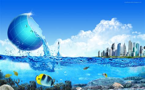 3d Water Wallpaper Wallpapersafari