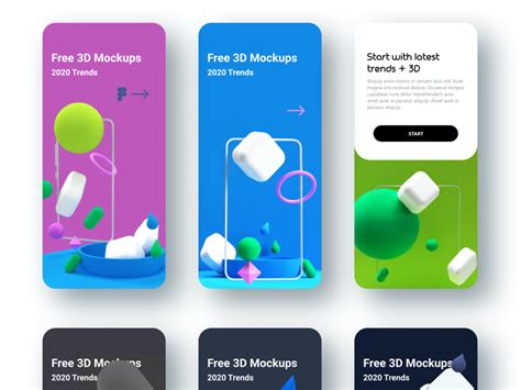 Maybe you would like to learn more about one of these? 3D Models App Mockups for Figma - Download Free UI Kit