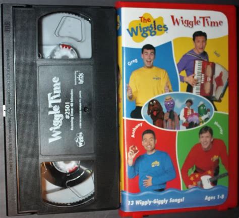 The Wiggles Wiggle Time Vhs Murray Jeff Greg Anthony Vg