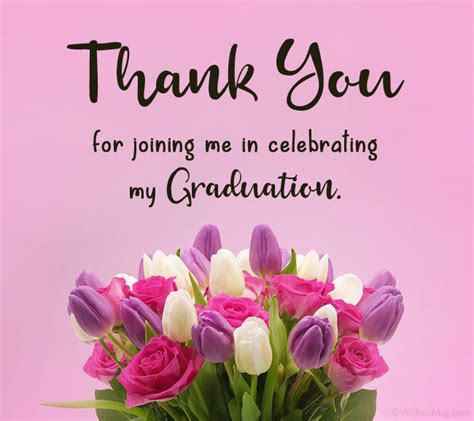 70 Graduation Thank You Messages And Quotes Wishesmsg 2022