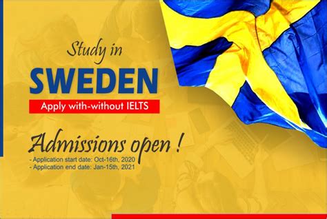 Application Period Is Opened In Sweden For Autumn 2021 Heds International