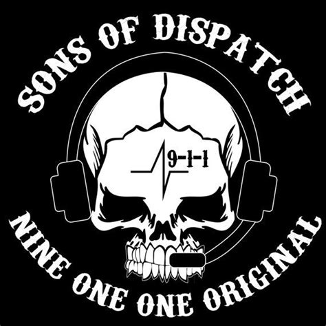 Sons Of Dispatch 5x5 Vinyl Decal Vinyl Decals Vinyl Police Tattoo