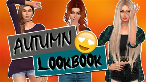 Autumn Lookbook The Sims 4 Youtube