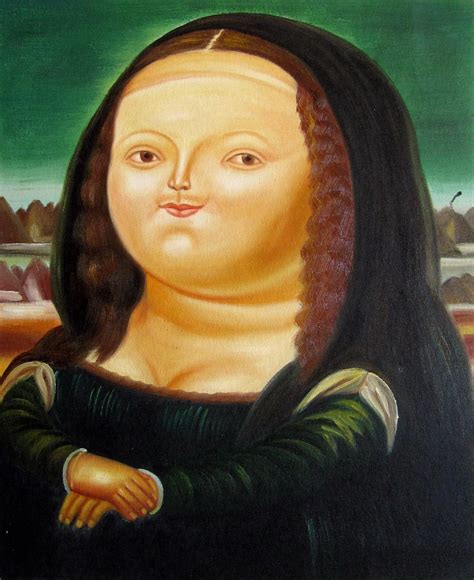 16x20 Inches Rep Fernando Botero Stretched Oil Painting Canvas Art