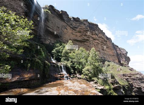 Katoomba Water Fall In Australia Stock Photo Alamy