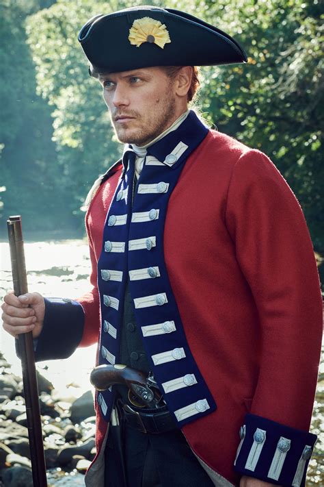Outlander Exclusive Star Sam Heughan On Jamies Redcoat Turn Vanity Fair