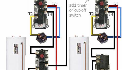 wiring water heater elements correct