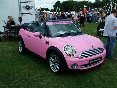 Pink Mini Cooper Convertible Pink Mini Coopers Mini Cooper