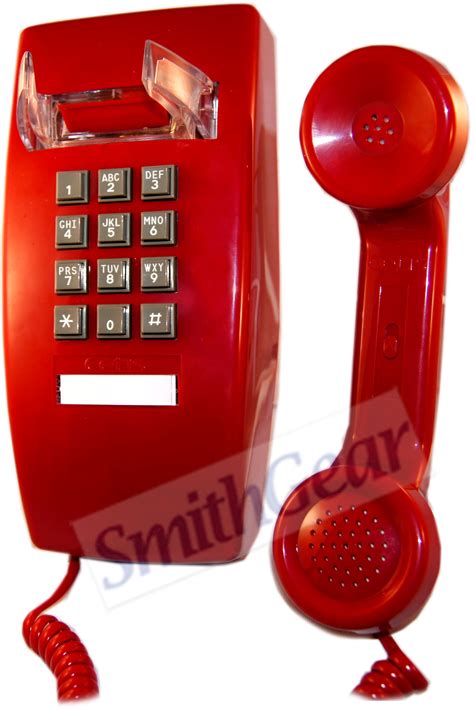 Scitec 2554 Red Wall Phone Basic