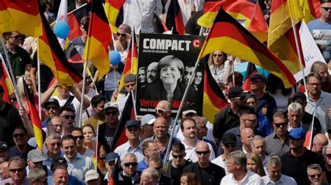 German Nationalists March In Berlin Face Counter Protests