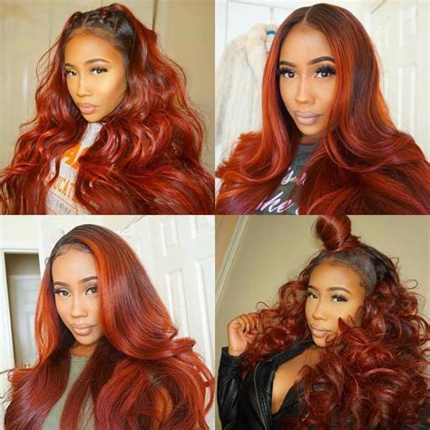 5 reasons auburn hair should be your next new shade (plus ways to wear it on your hair type!) not just red, not just brown—get a color, like auburn hair, that can do both. Pin by Shantell Bishop on Hair | Hair styles, Hair, Weave ...
