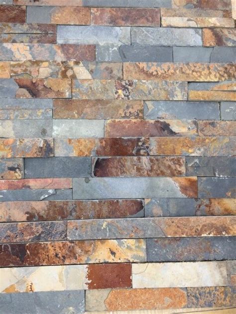 Split Face Multi Colour Rusty Slate Natural Stone Wall Tiles In