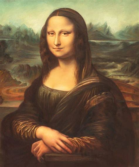Mona Lisa Painting Made By Leonardo Da Vinci Png Wallpaper Sia