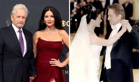 Michael Douglas Shares Rare Wedding Snap With Wife Catherine Zeta Jones