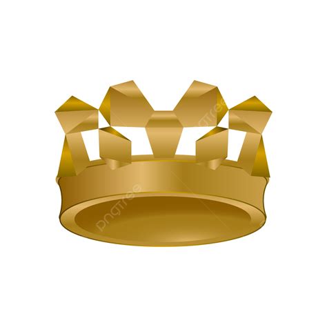 Royal Gold Crown Medieval Isolated Gold Crown Gold Crown Clipart